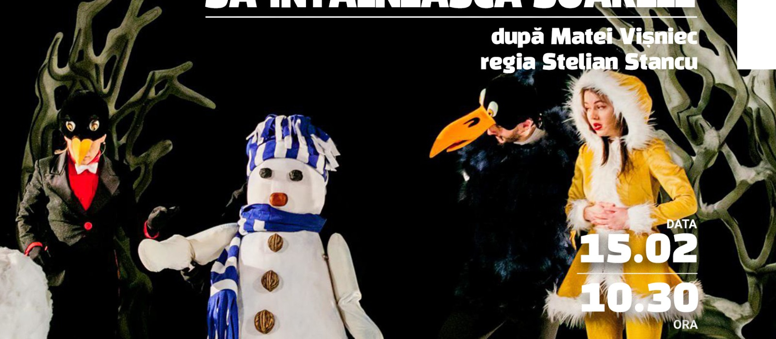Una dintre poveștile de iarnă preferate de la Teatrul ”Gulliver”